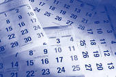 calendar pages